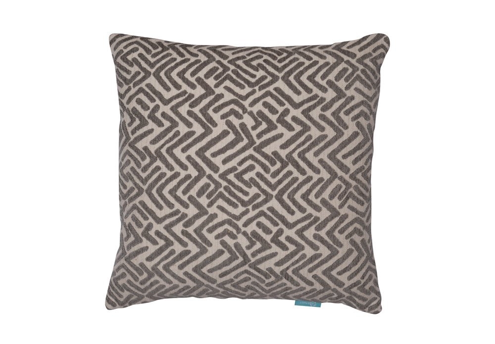 Декоративные подушки Подушка 45х45 VIOLA zig-zag grey Аметист