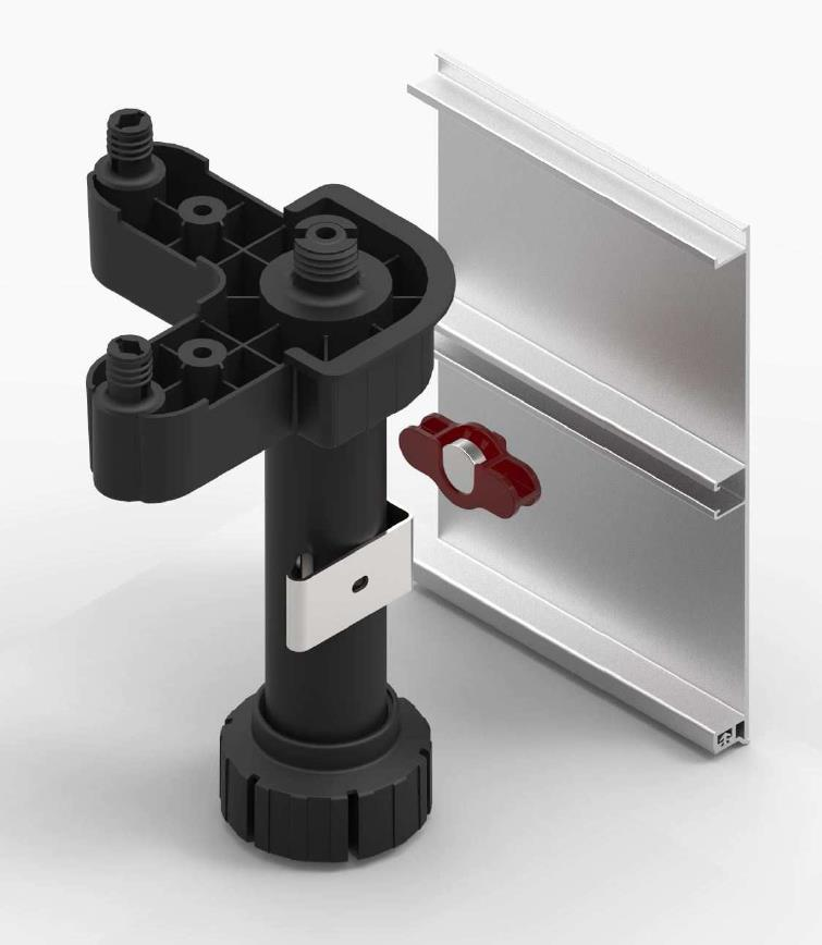 Опоры Клипса-держатель с магнитом для пластикового цоколя GZR602