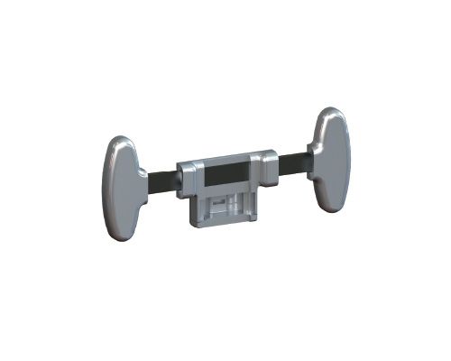 Стеллажная система STILOS Система Stilos 7056 комплект адаптора для крепления VIBO (2штуки), алюминий