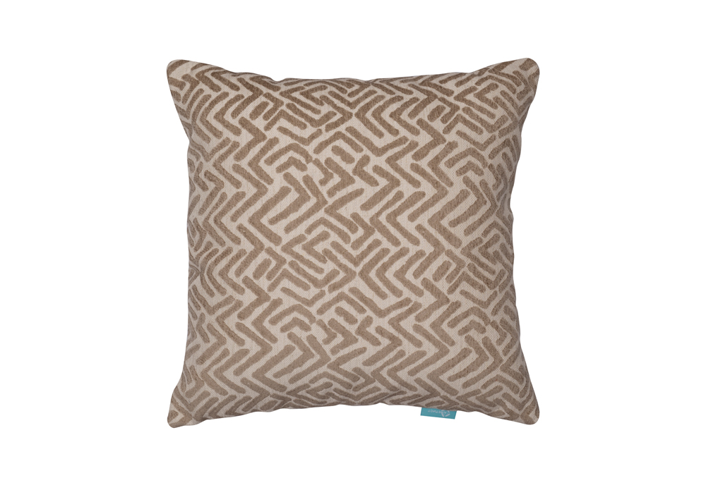 Декоративные подушки Подушка 45х45 VIOLA zig-zag beige Аметист