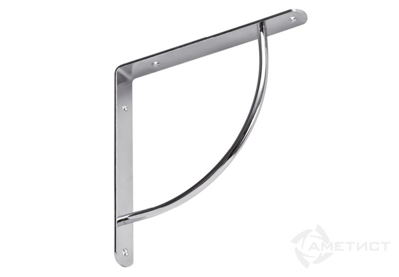 Полкодержатели Полкодержатель угловой 207W сталь мат.хром PW207S.222CM