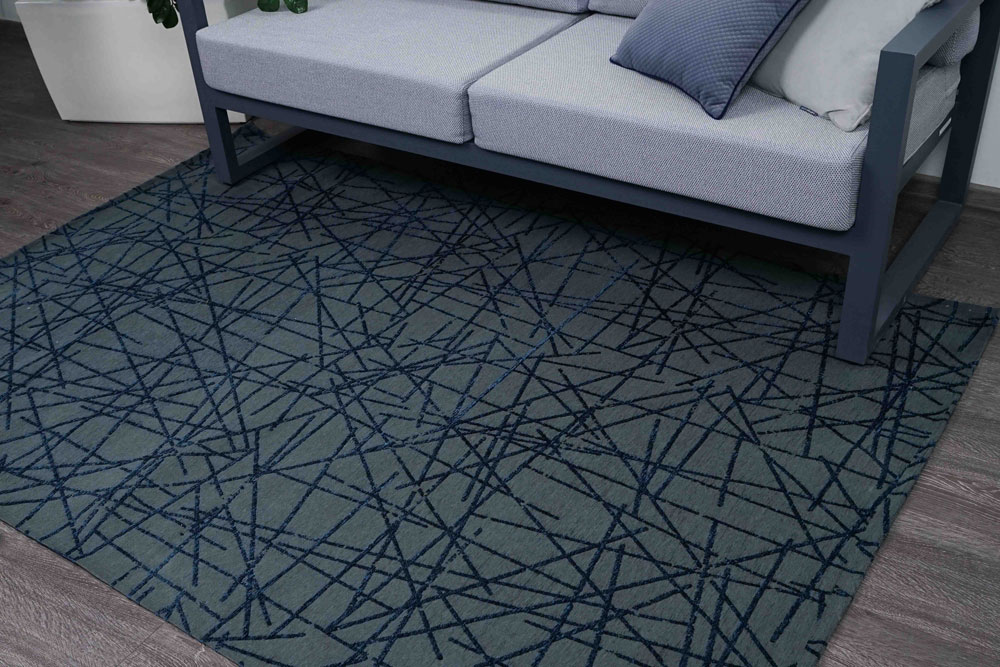Ковры Ковер LINES blue 200x280
