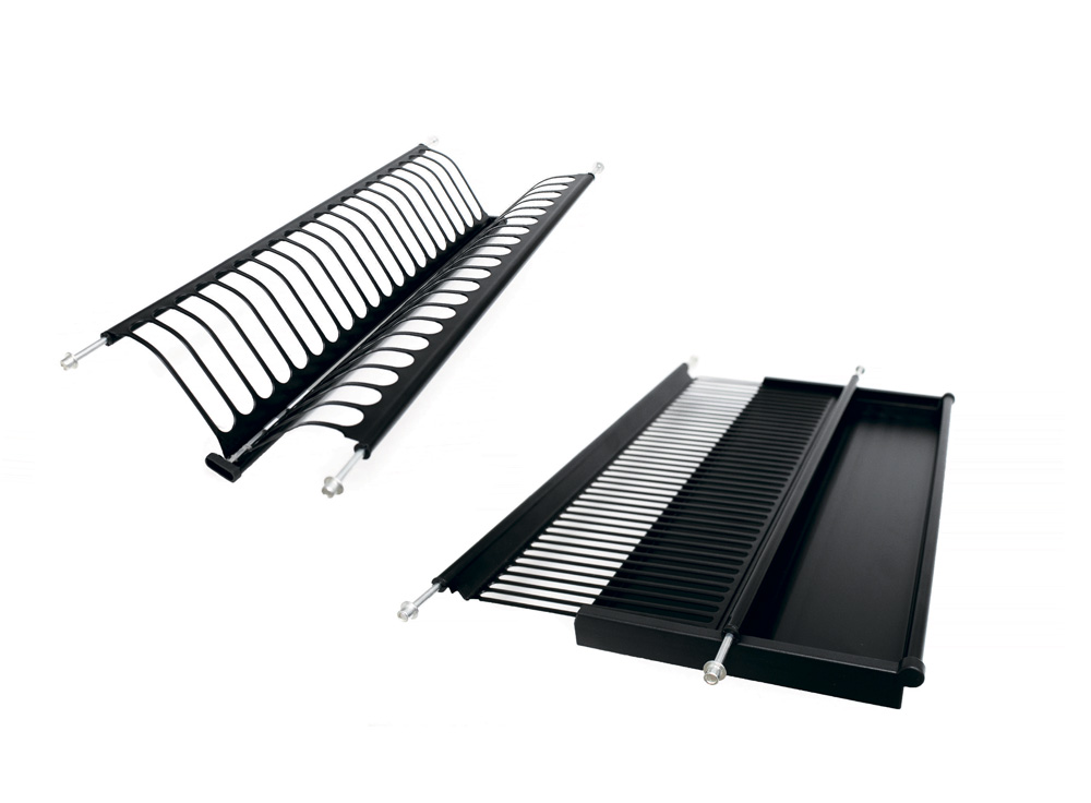 Посудосушители Сушка для посуды 501 чёрная из нержавеющей стали