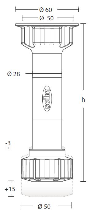 Опоры Опора мебельная 280R270 H150мм 280R27015SF