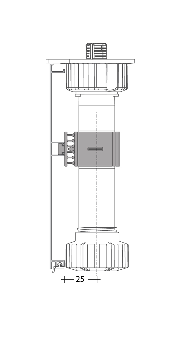 Опоры Держатель цоколя GZR58-02 GZR58-02