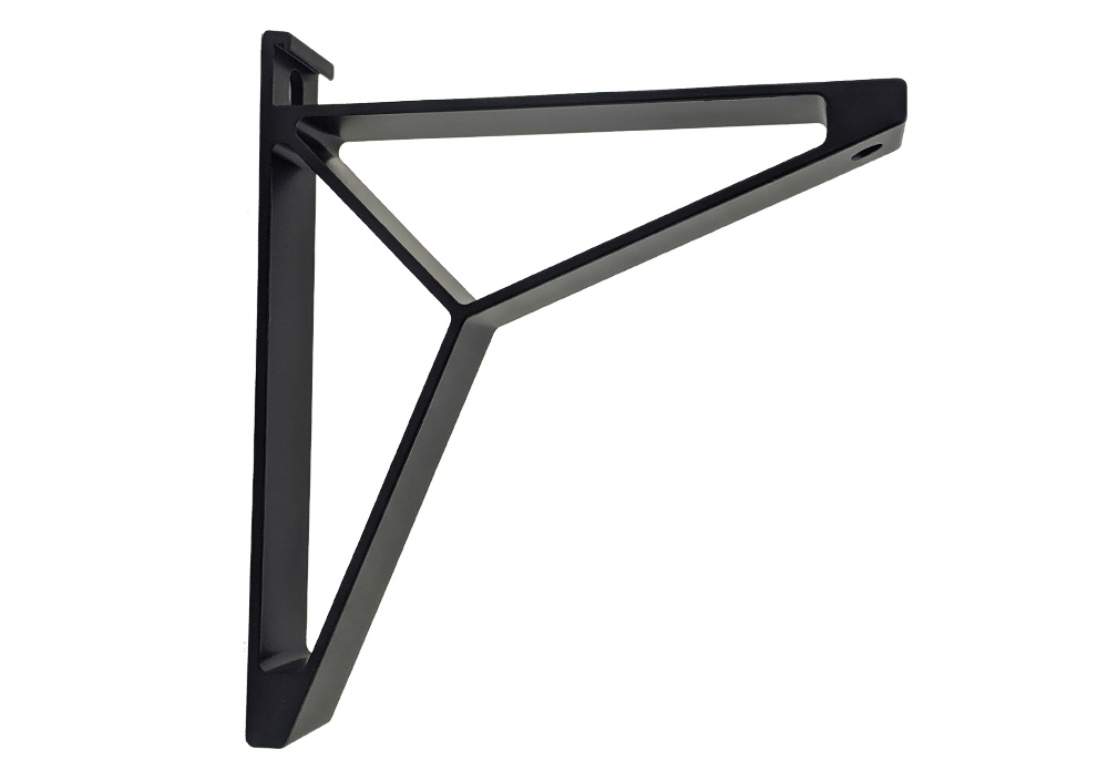 Полкодержатели Полкодержатель  угловой  Eureka 903а, покрытие Black 903a BL