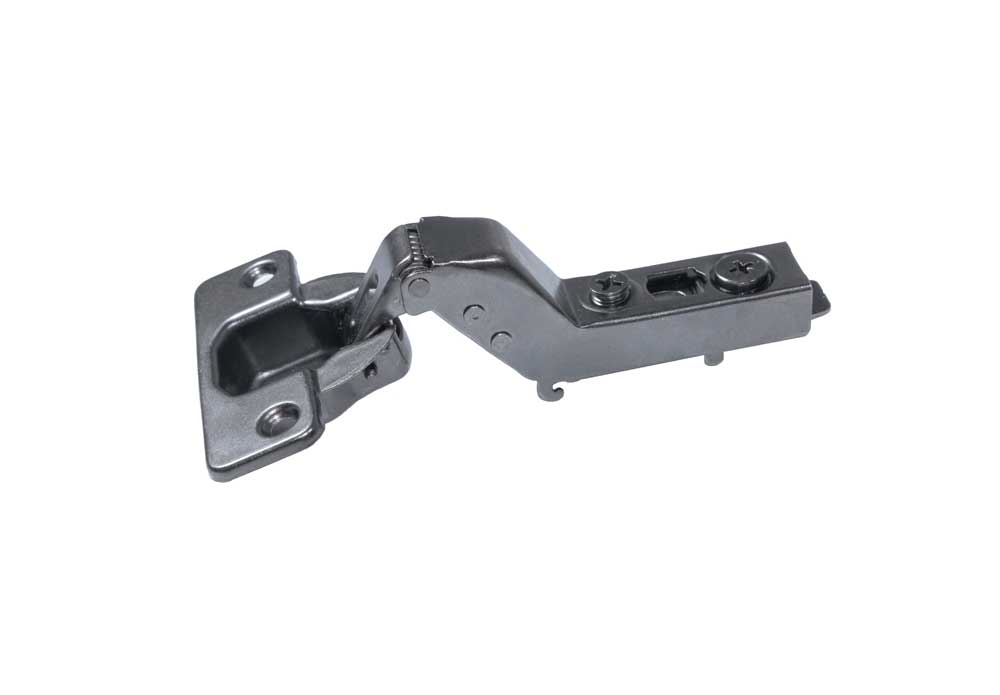 Петли мебельные Петля JETLine clip-on D35мм с доводчиком для вкладных дверей, чёрный никель H800C.100BLJU