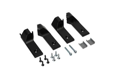 Стеллажная система STILOS Stilos 3521 полкодержатель, замак, цв.черный 3521 1817 BLACKQ