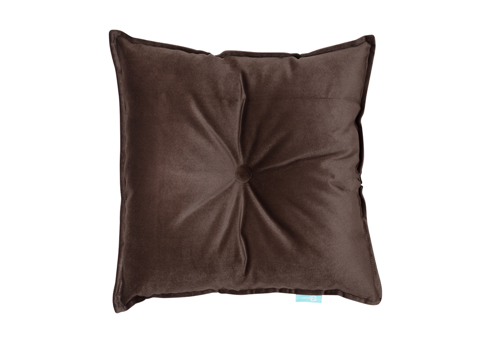 Декоративные подушки Подушка 45х45 PRIMA dark brown Аметист