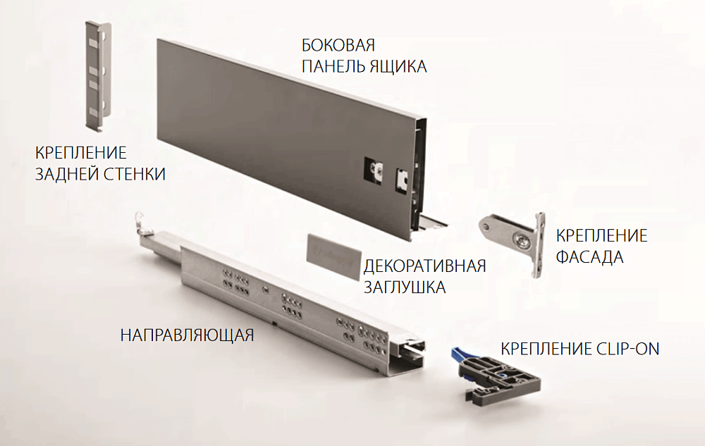 Ящик JETBOX ULTRA H170 Ящик JETBOX ULTRA 170 с доводчиком белый