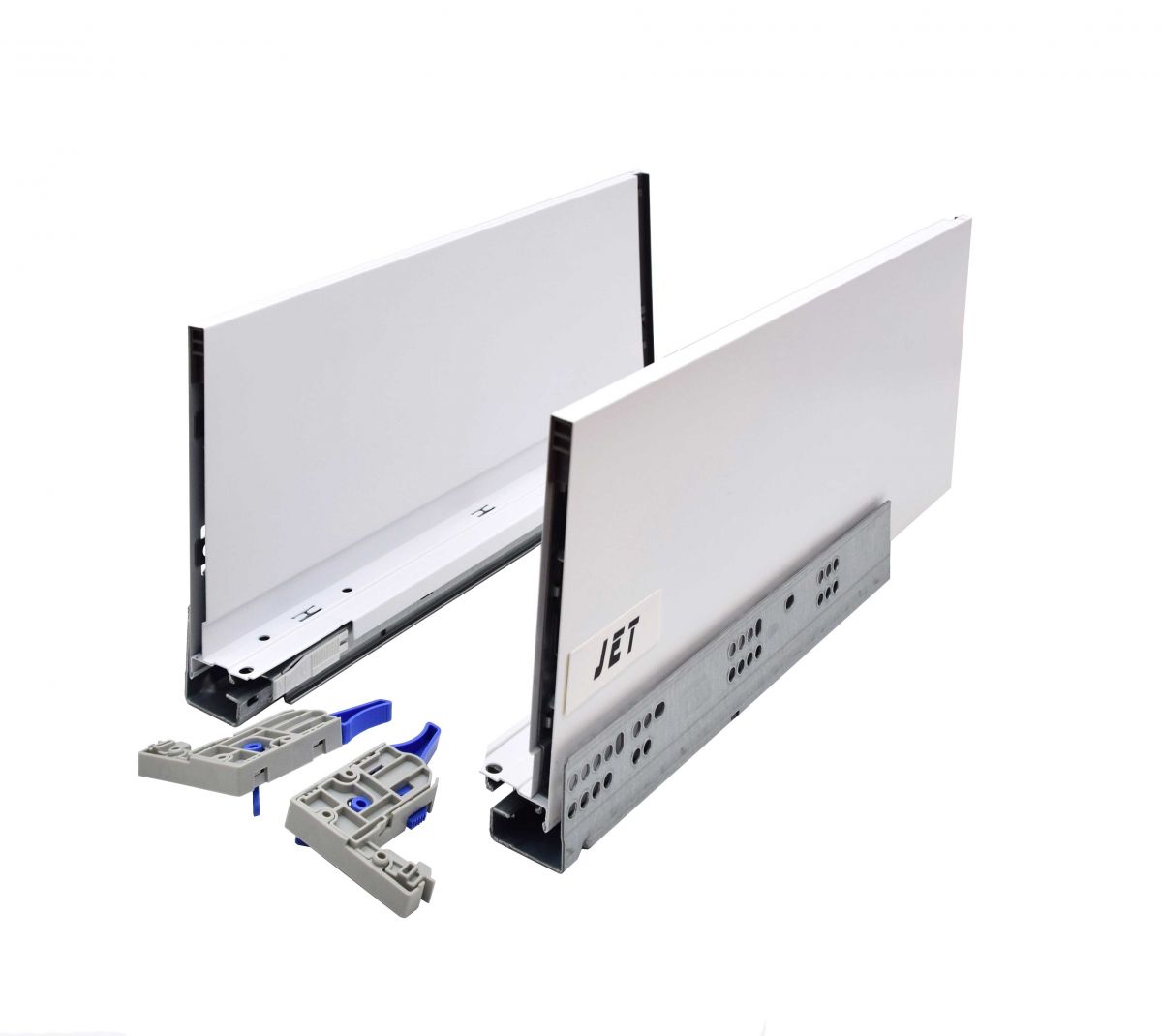 Ящик JETBOX ULTRA 218 с доводчиком H170мм L450мм, белый BR218C.450WT