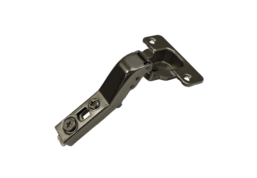 Петли мебельные Петля JETLine clip-on D35мм с доводчиком угловая 30°, чёрный никель H801A.100BLJU