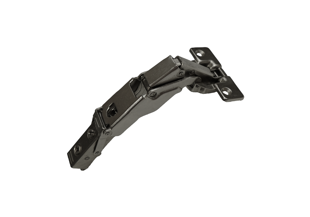Петли мебельные Петля JETLine clip-on D35мм с доводчиком, нулевое вхождение 155°, чёрный никель H802C.100BLJU